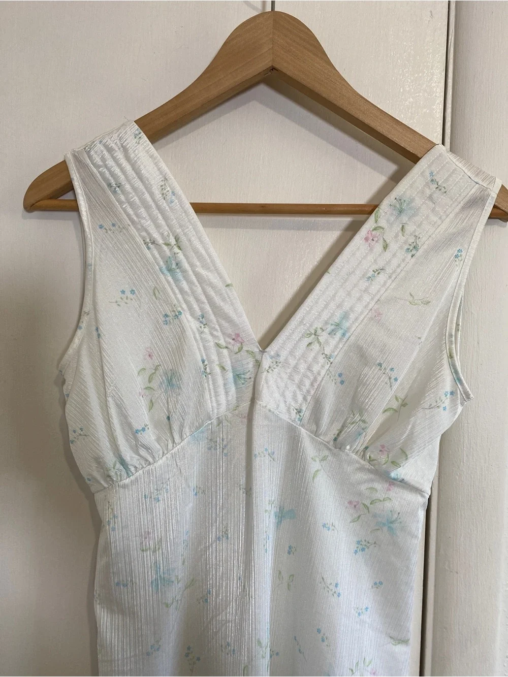 Vintage Rikki New York Sleep Gown Robe Small 2Pc Floral Midi Sleepwear